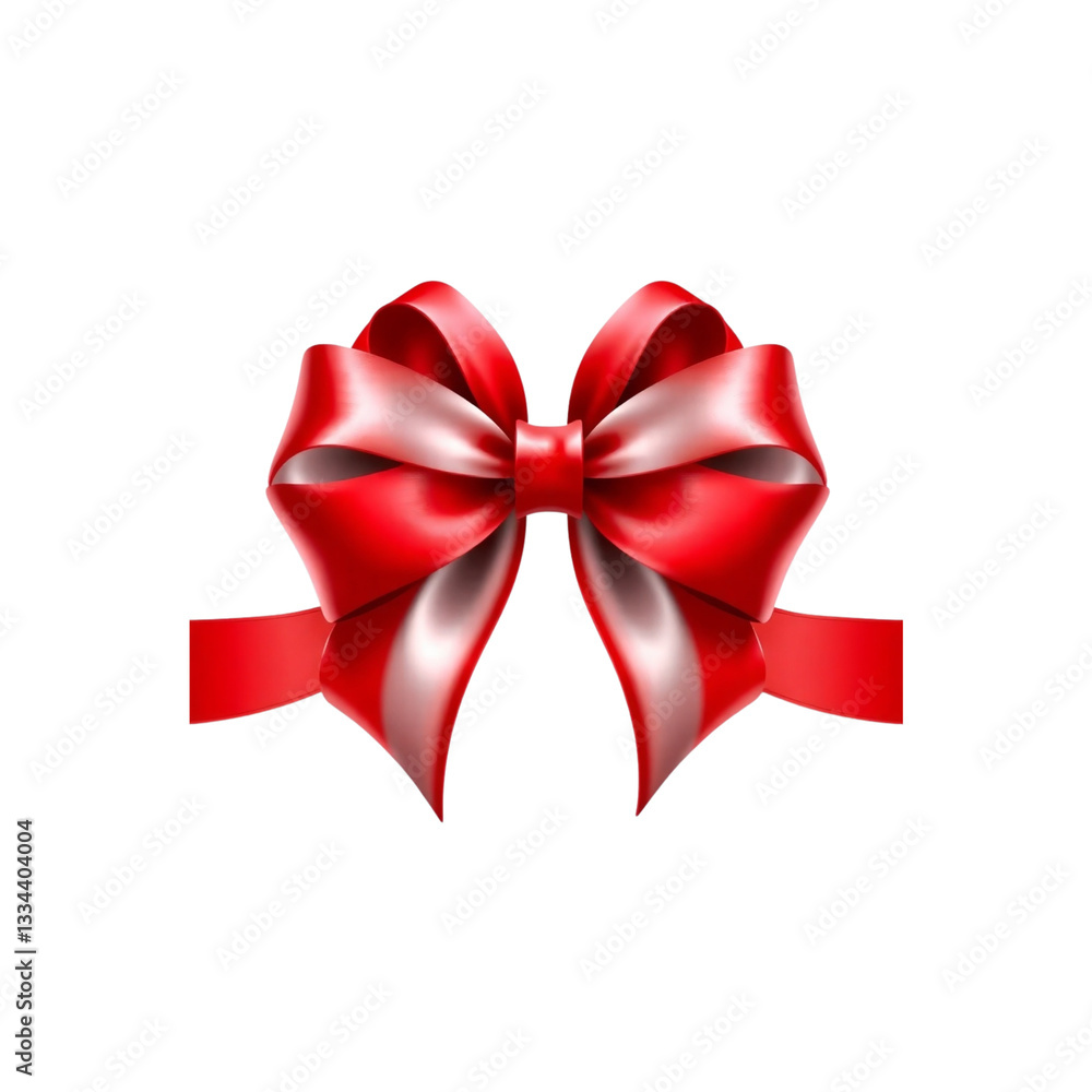 Red bow tie ribbon on transparency background, beautiful silk bow for decoration. image symbolic represent of celebrate, party, anniversary, and birthday Red bow tie ribbon on transparency background, beautiful silk bow for decoration. image symbolic represent of celebrate, party, anniversary, and birthday