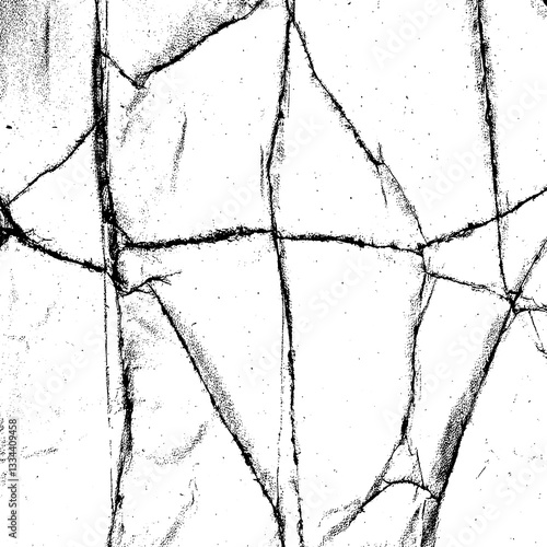 Grunge texture of old crumpled paper illustration