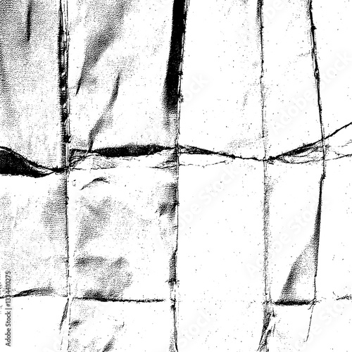 Grunge texture of old crumpled paper illustration