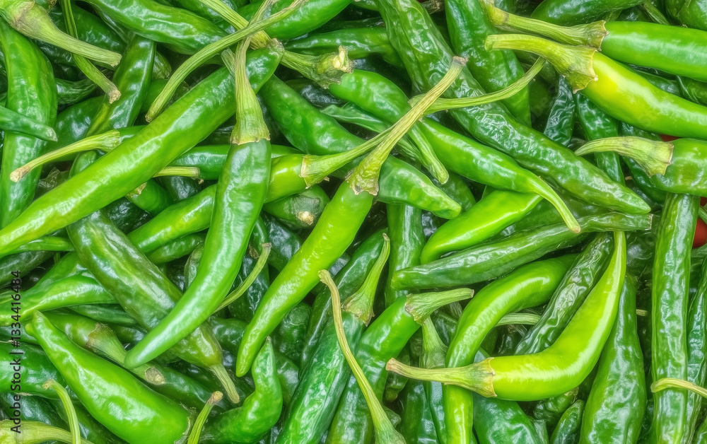closeup green chili peppers background closeup green chili peppers background