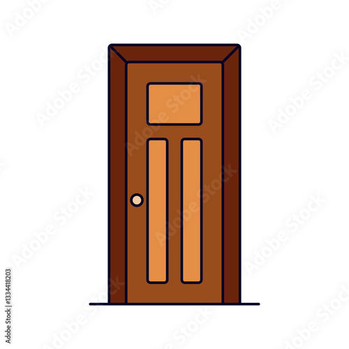 exterior door Illustration
