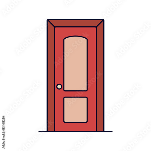 red door Illustration