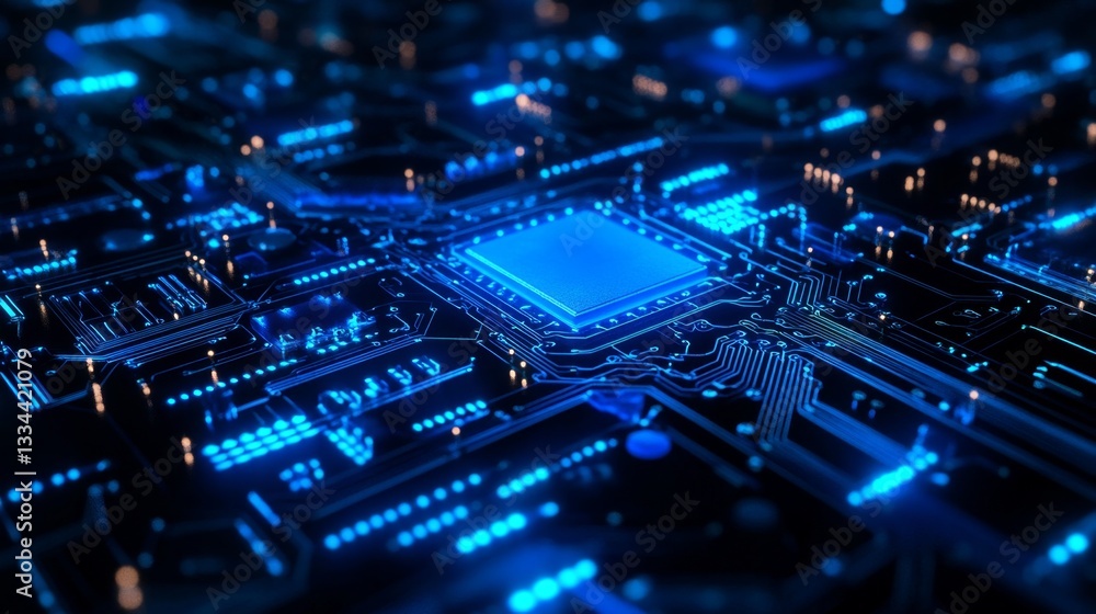 Exploring semiconductor nano circuits future lab gigapixel image high-tech environment close-up view futuristic innovation Exploring semiconductor nano circuits future lab gigapixel image high-tech environment close-up view futuristic innovation