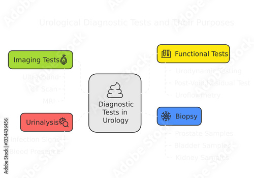 Common diagnosis tests for urology, urinal disease