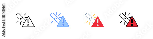 Project Constraints Multistyle Icon Sheet