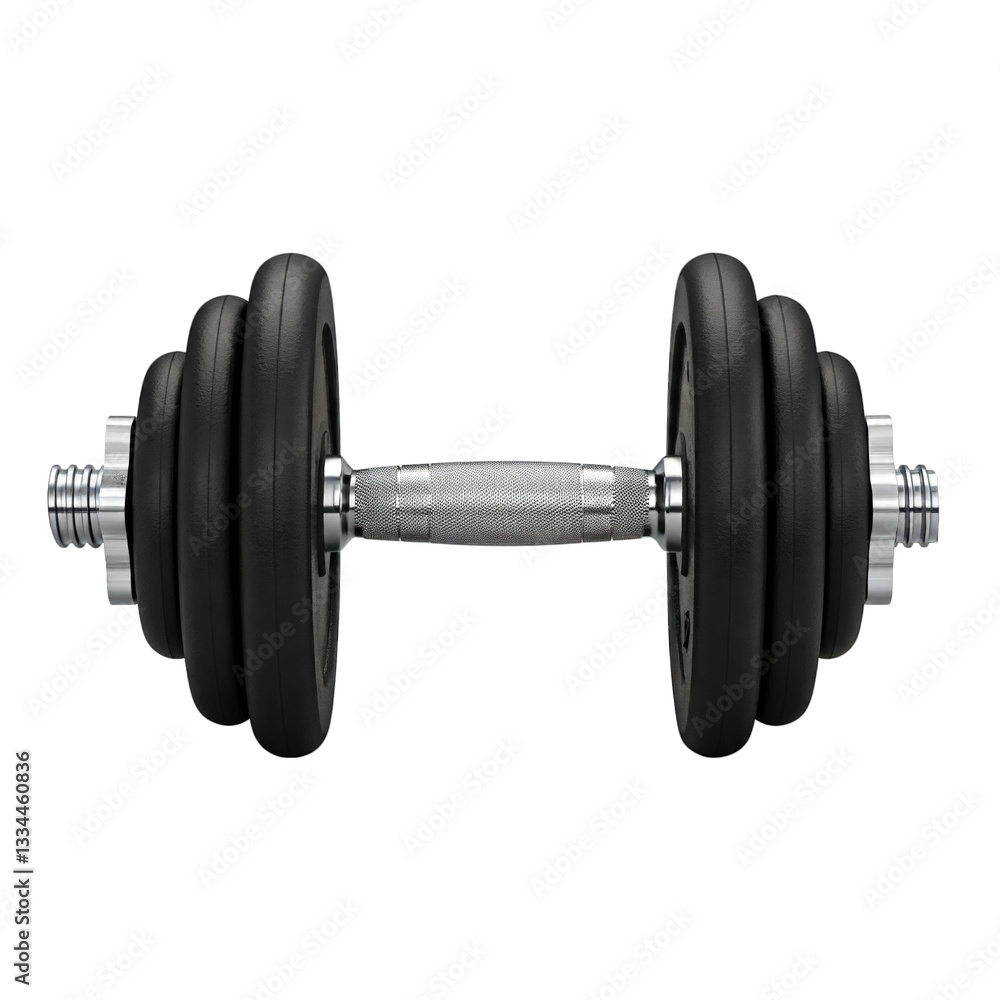Fototapeta premium Dumbbell on transparent background