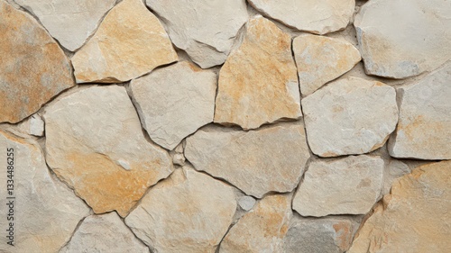 Fototapeta Beige and Brown Stone Wall Texture