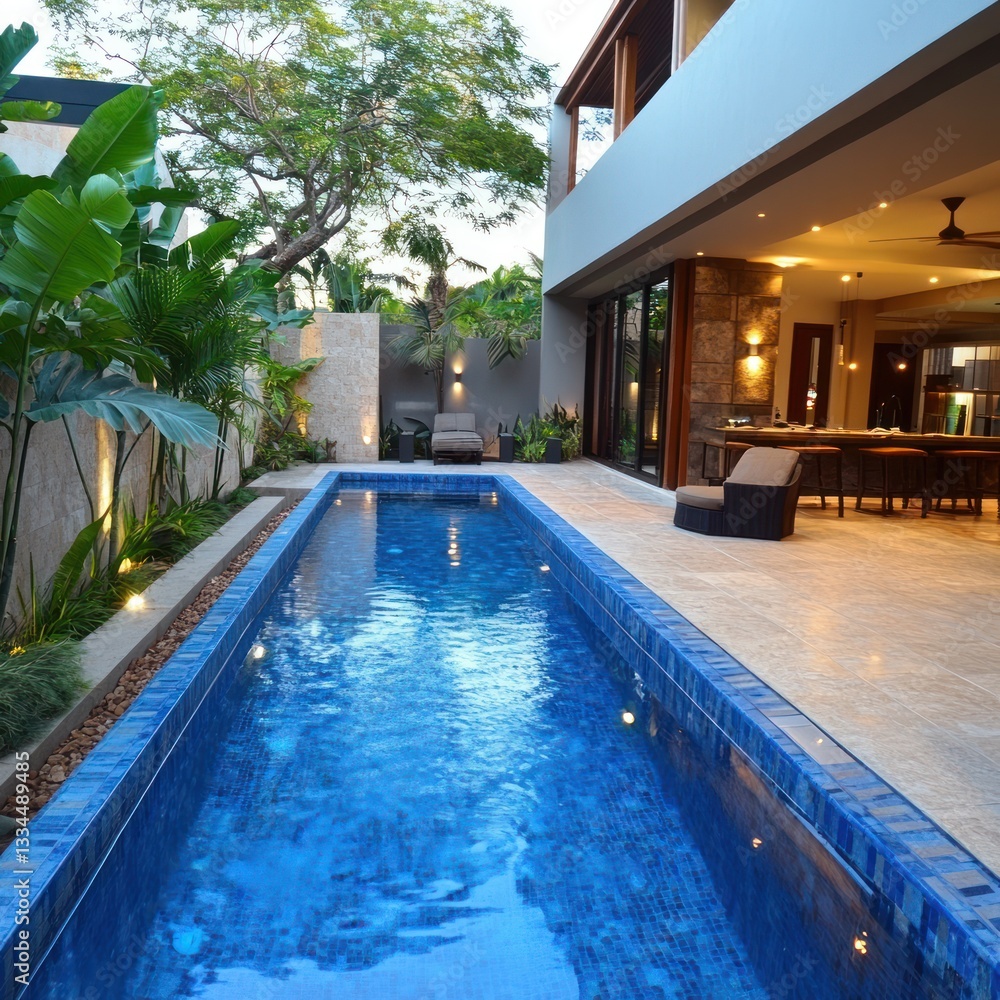 custom made wallpaper toronto digitalPrivate home swimming pool