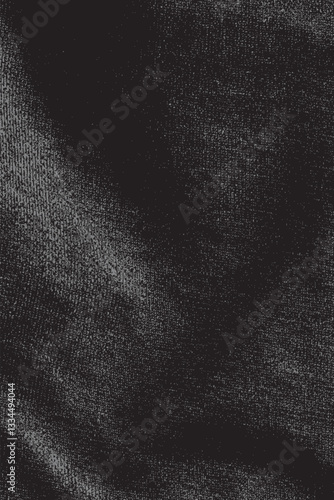 Waving fabric texture, vector overlay. Get an aesthetic and retro look to your work.