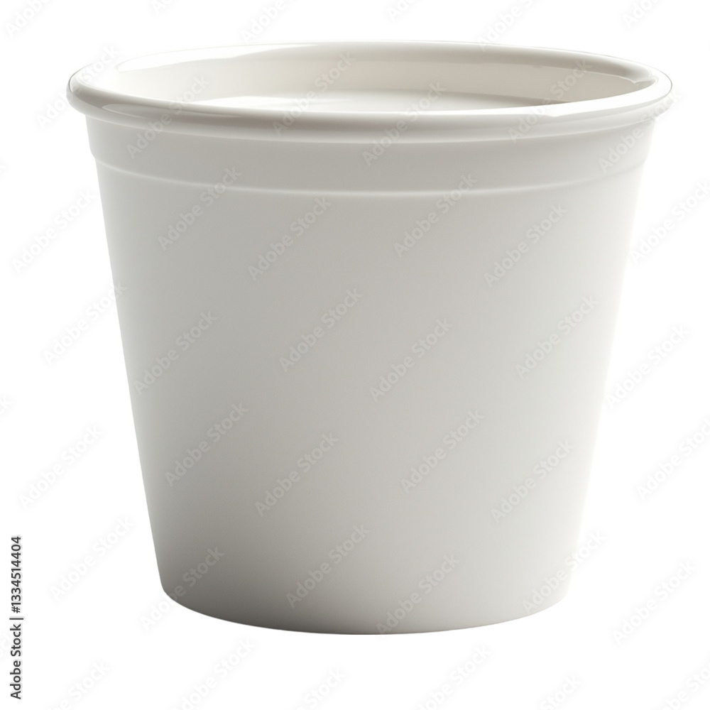 white plastic cup isolated white plastic cup isolated
