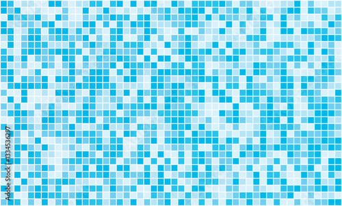 Blue tile pattern background illustration