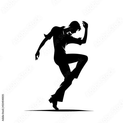 Flamenco dancer in a passionate performance