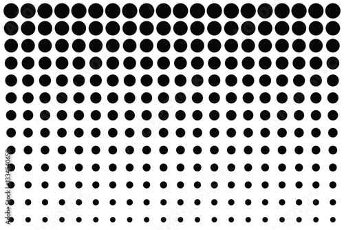Halftone dotted gradient banners. Light gradient halftone dots grunge. Polka dots texture. Abstract monochrome halftone background. Vector illustration