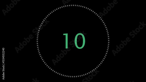 Add a professional touch to your videos with this Transparent Countdown Timer Video. Perfect for live streams, presentations, sports events, fitness videos, and esports, this pre-rendered countdown. 