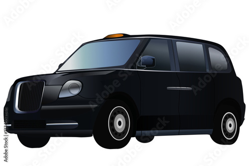 Black cab london taxi