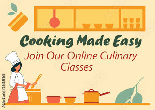 cooking online classes vector 