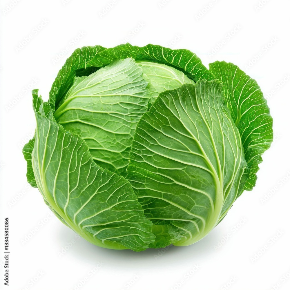 Fresh Green Cabbage Head Fresh Green Cabbage Head