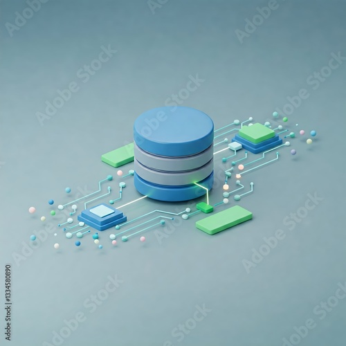 Database. Computer data management