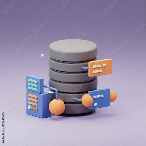 Database. Computer data management
