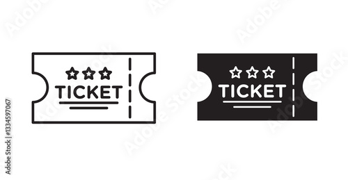 ticket stub icon