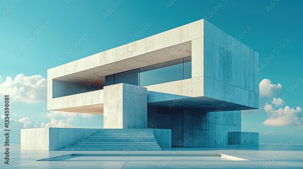Contemporary Architecture with Angular Geometry and Minimalist Design Emphasizing Bold Lines and Modern Aesthetics Contemporary Architecture with Angular Geometry and Minimalist Design Emphasizing Bold Lines and Modern Aesthetics
