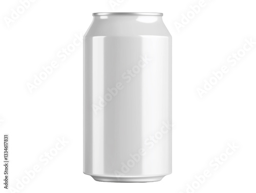 Wallpaper Mural Minimalist white aluminum soda can, clean design, and blank label, soft lighting, subtle shadows, PNG file isolated on transparent background
 Torontodigital.ca