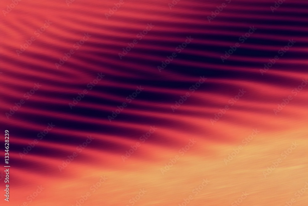 Fototapeta premium Abstract design of a color gradient with layered wave pattern