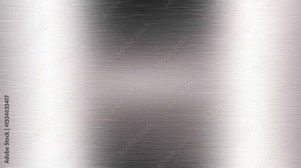 A textured metallic surface with alternating light and dark gray stripes. A textured metallic surface with alternating light and dark gray stripes.