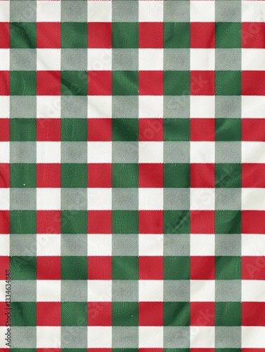 Minimalist Christmas Colored Gingham Pattern Simple Background for Holiday Stories and Social Media Posts