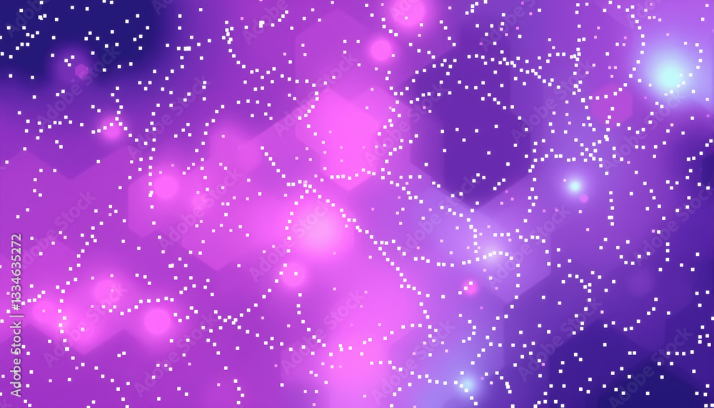 Fototapeta premium digitally created space background featuring hues of purple and white stars dreamy atmosphere