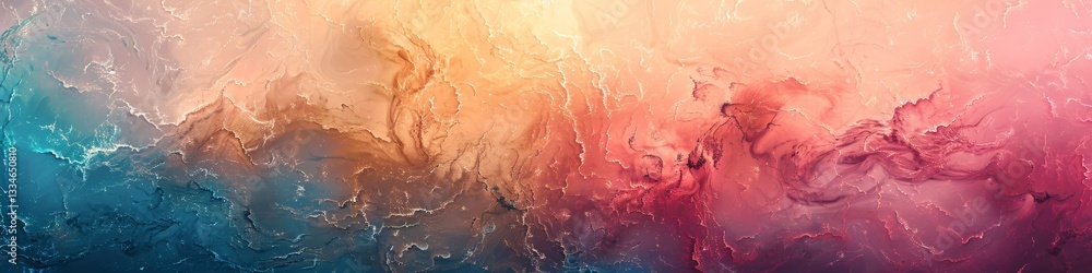 Elegant and mesmerizing abstract background with fluid art texture showcasing a vibrant gradient of blue, peach, and pink hues Elegant and mesmerizing abstract background with fluid art texture showcasing a vibrant gradient of blue, peach, and pink hues