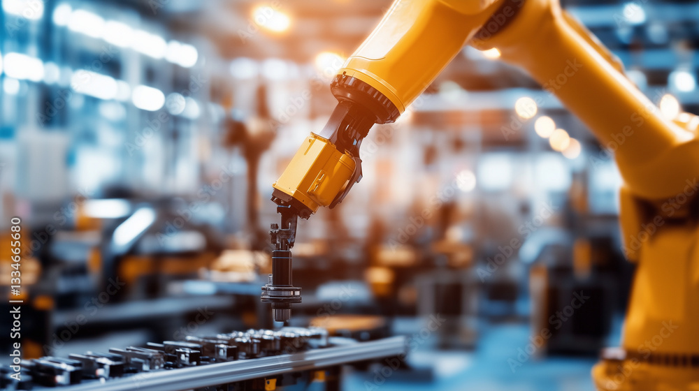 Smart factory, industrial automation, AI-powered manufacturing, robotic assembly, Industry 4.0, electric vehicle production, car factory, automated welding, future technology, inte Smart factory, industrial automation, AI-powered manufacturing, robotic assembly, Industry 4.0, electric vehicle production, car factory, automated welding, future technology, inte