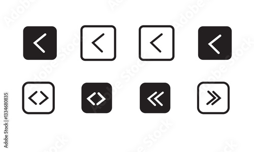 Greater Than vector icon here 