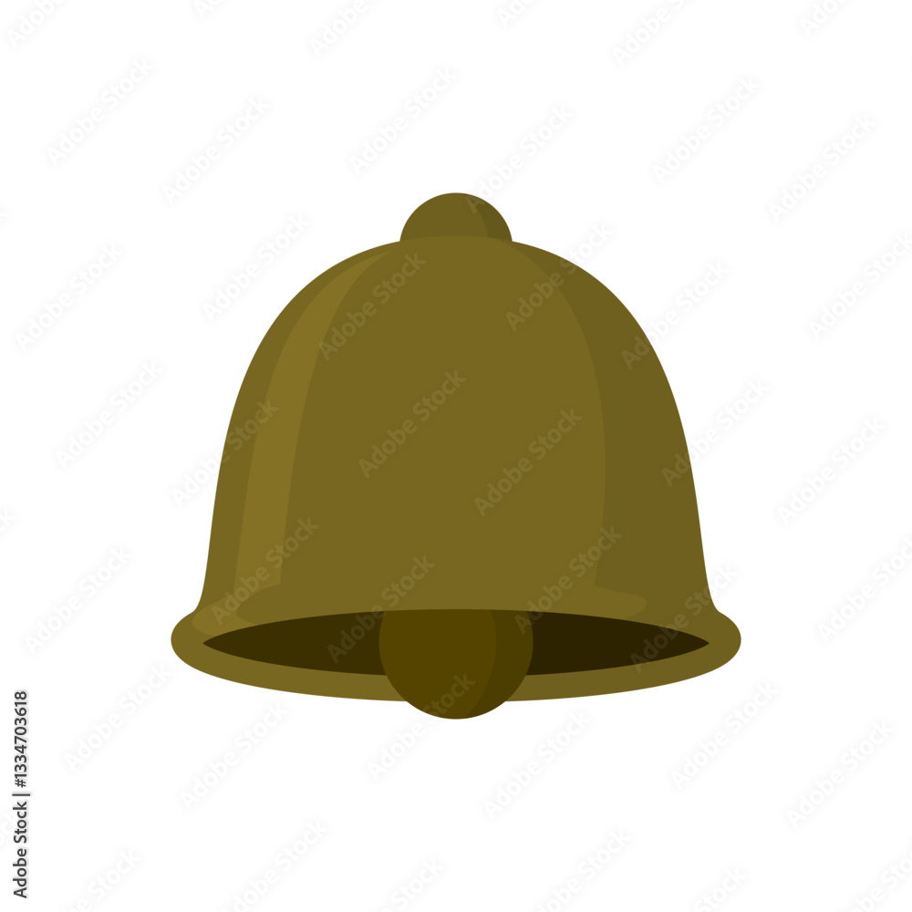 Fototapeta premium Bells Vector Drawing Clipart, Colored Vector Art Bell Illustration, Bell Symbol Vector Clip Art Drawing