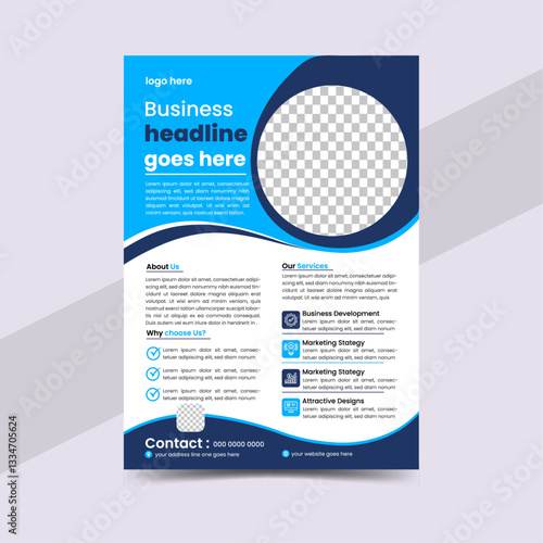 Corporate creative colorful business flyer template design set, abstract business flyer, vector template design or business poster template design