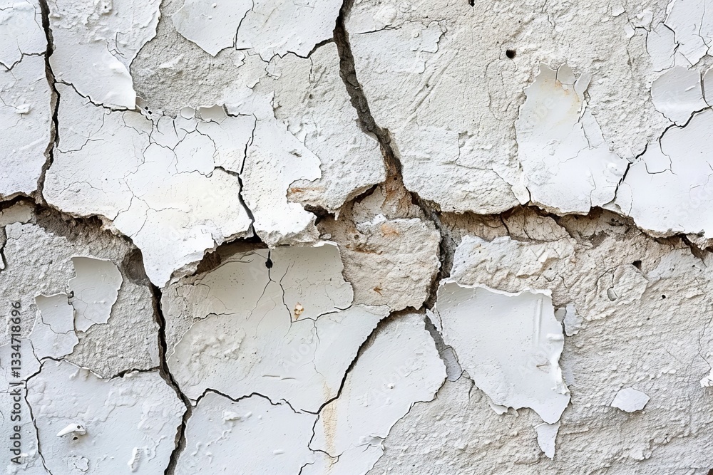 Fototapeta premium Close-Up of Rough Gray Concrete Wall with Textured Surface and Cracks for Abstract Background Image