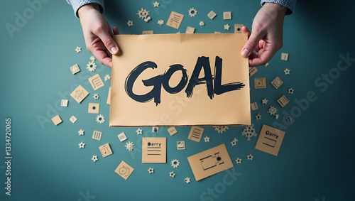 smart goal setting specific measurable achievable relevant time based business target goal concept presentations reports coach setting goals objectives success concept as Smart goal setting with speci