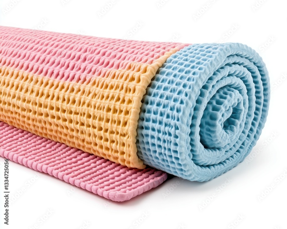 Kindergarten Age Back To School Colorful and Textured Rolled Foam Mats for Exercise and Yoga Activities Kindergarten Age Back To School Colorful and Textured Rolled Foam Mats for Exercise and Yoga Activities