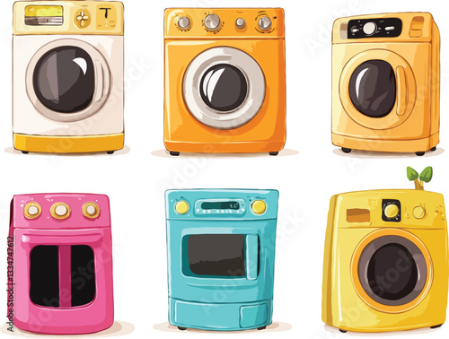 home appliances vector