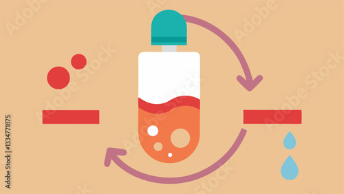 Nutrient Delivery An image showing a nutrientrich serum being absorbed into the skin with arrows indicating how ingredients responsible for elastin boosting facilitate