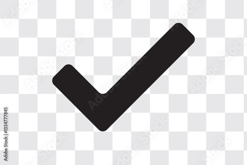 Checkmark icon. Verified checkmark icon set. Vector illustration