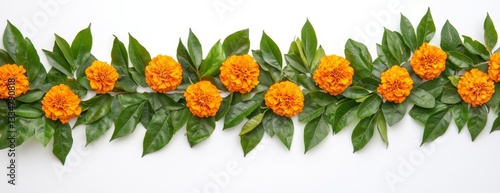 Floral Garland of Marigolds