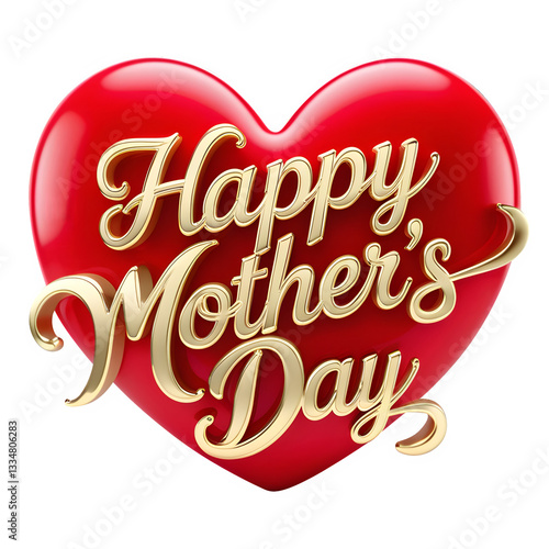 beautiful happy mother's day logo design by love art