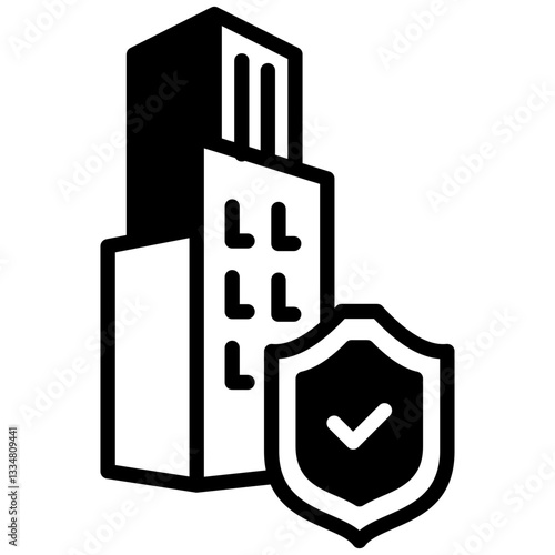 Office icon in Mix Filled Style. Simple Vector Design. Simple Vector Outline Filled Icon