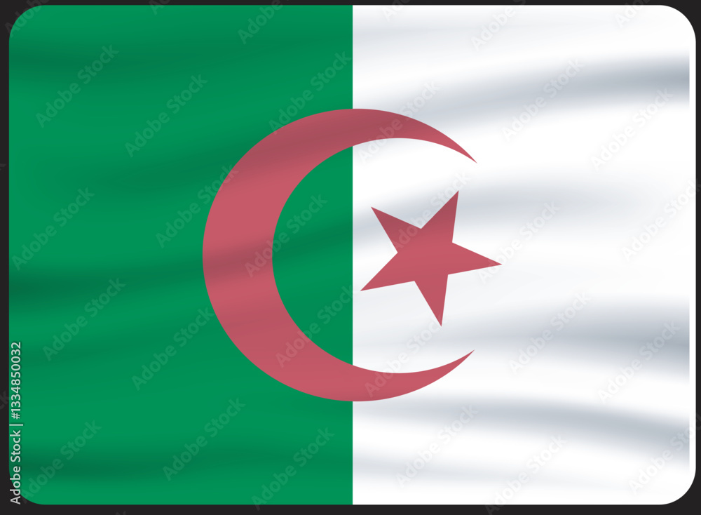 3d illustration flag of Algeria. Algeria flag waving isolated on white background with clipping path.
3d illustration flag of Algeria. Algeria flag waving isolated on white background with clipping path.