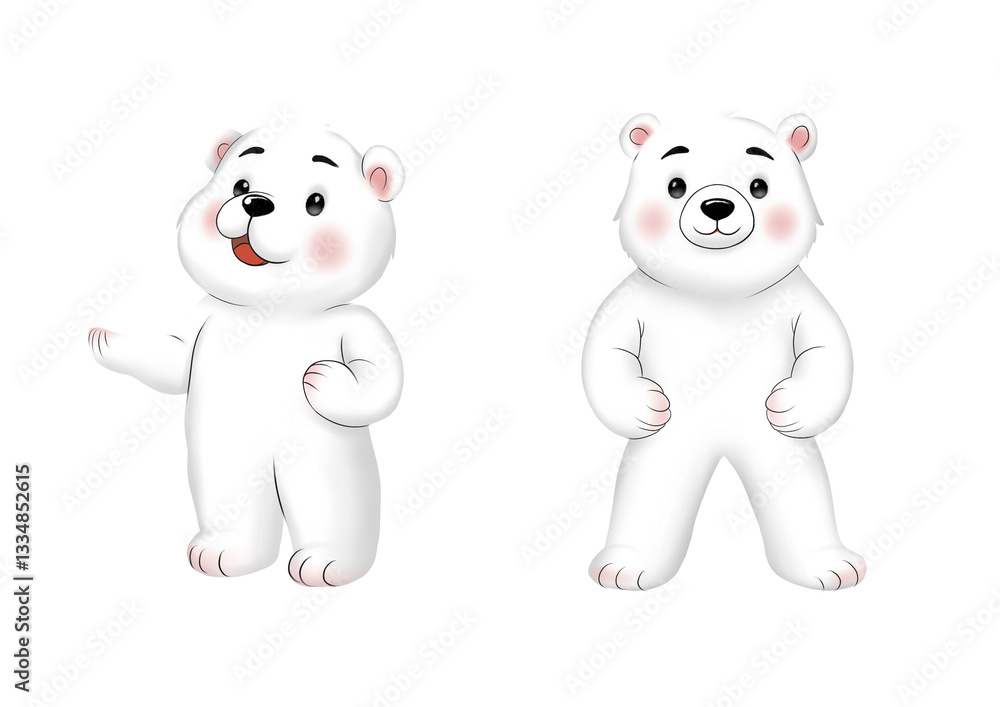 WHITE BEAR DRAWING WHITE BEAR DRAWING