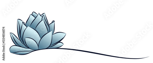 The blue water lily symbol.
