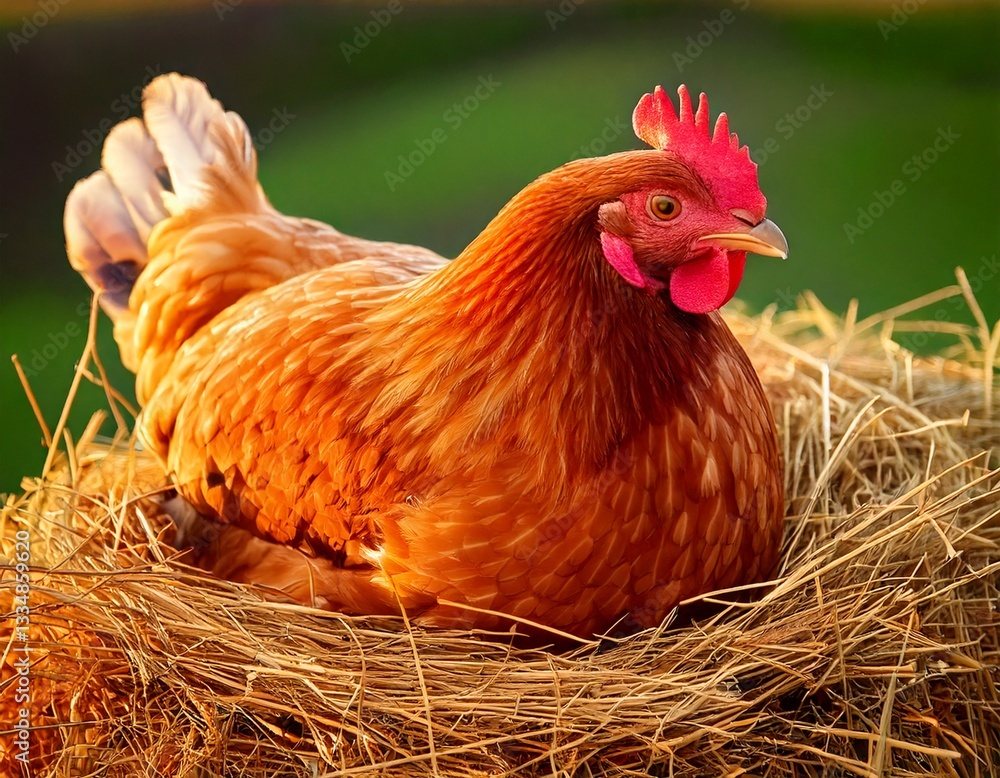 chicken on the farm