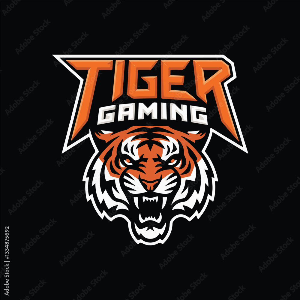 Fototapeta premium Gaming logo for sport t shirt design