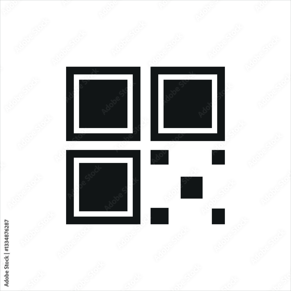 Qr code sharp icon Qr code sharp icon